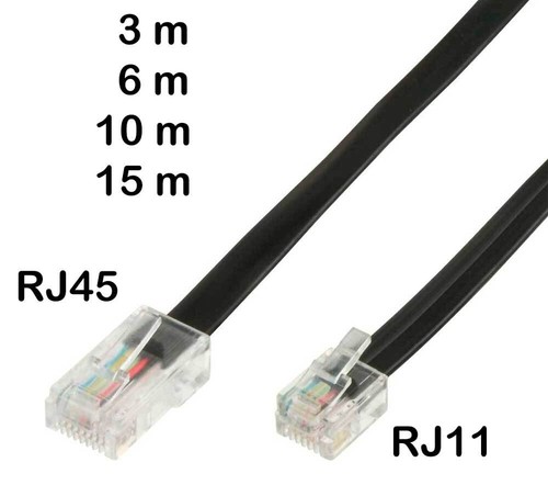 Telefonkabel rj11 auf - telefonkabel, rj45
